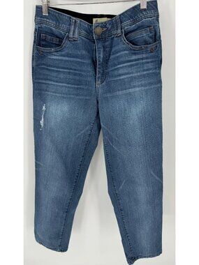 DEMOCRACY Womens Natalie Ab Solution Straight Leg Denim Jean size 8